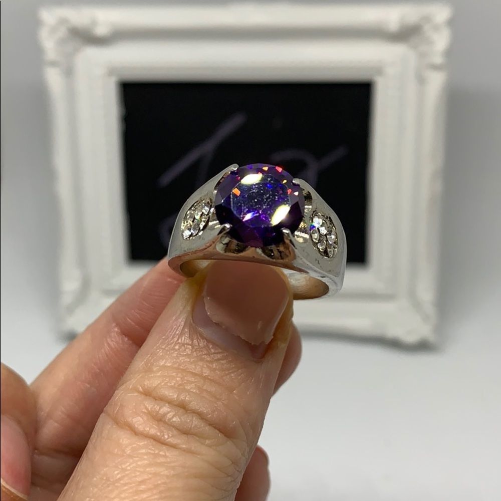 Statement silver ring-8 - Picture 2 of 6
